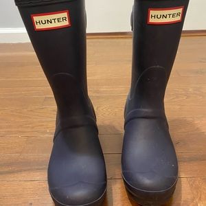 Hunter short rain boots